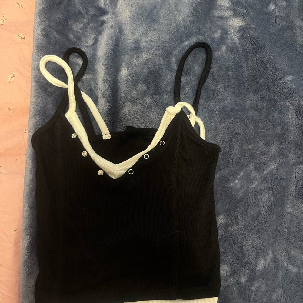 Tilly's Black Embellished Bustier Camisole